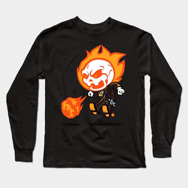 Little Hot Head Long Sleeve T-Shirt by Chizel